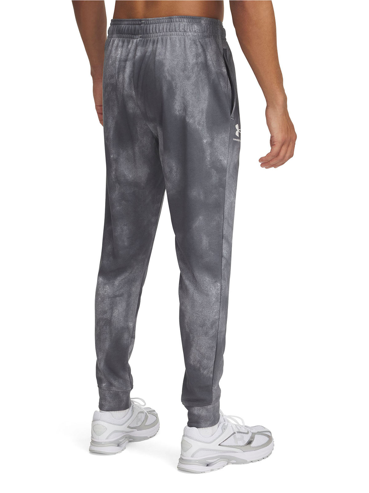 Jogger UA Rival Terry Printed gris para hombre