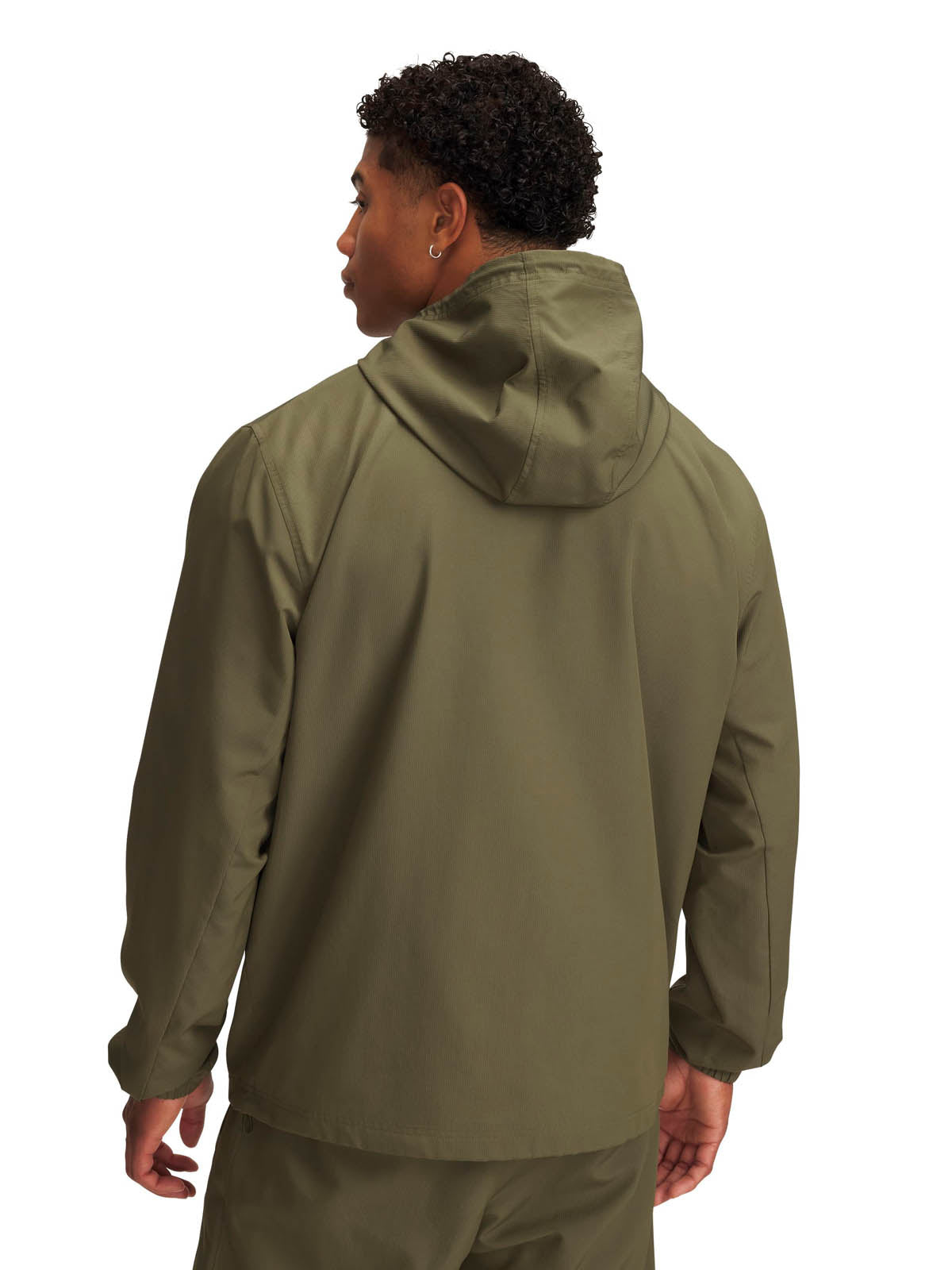 Cortaviento Lifestyle para hombre Rival Woven Verde Under Armour