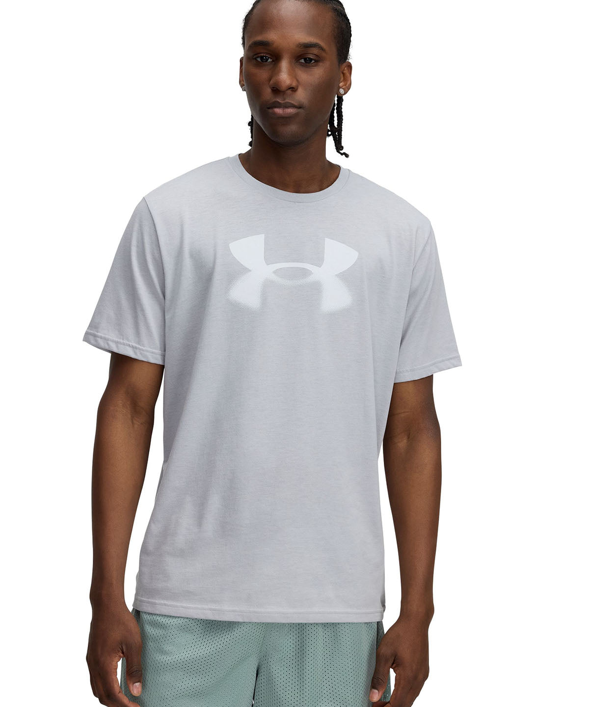 Polera manga corta UA Reflective gris para hombre