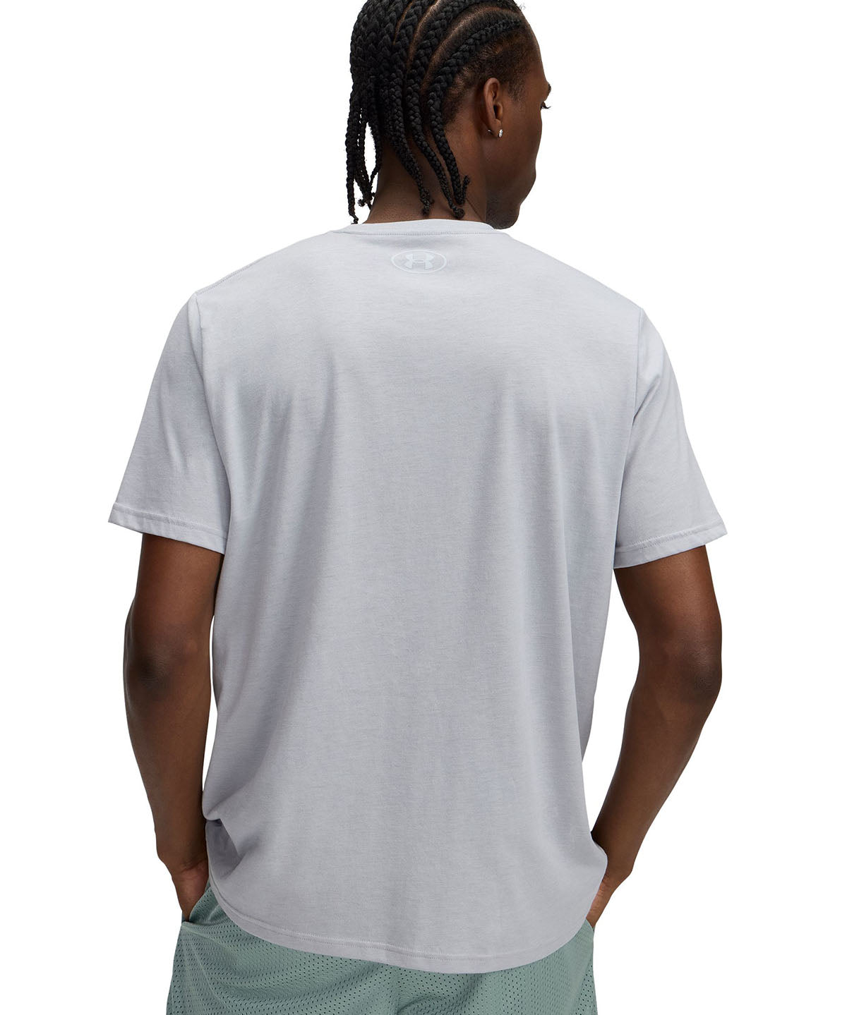 Polera manga corta UA Reflective gris para hombre