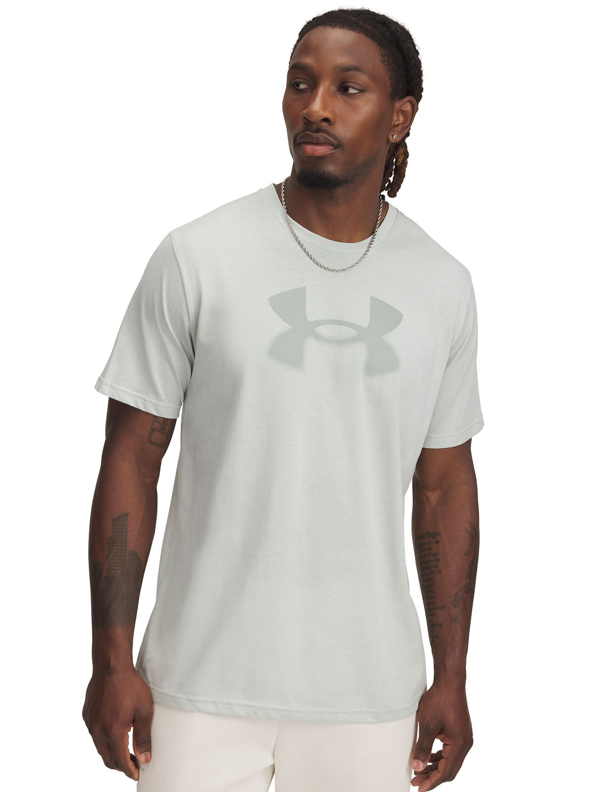 Polera manga corta UA Reflective verde para hombre