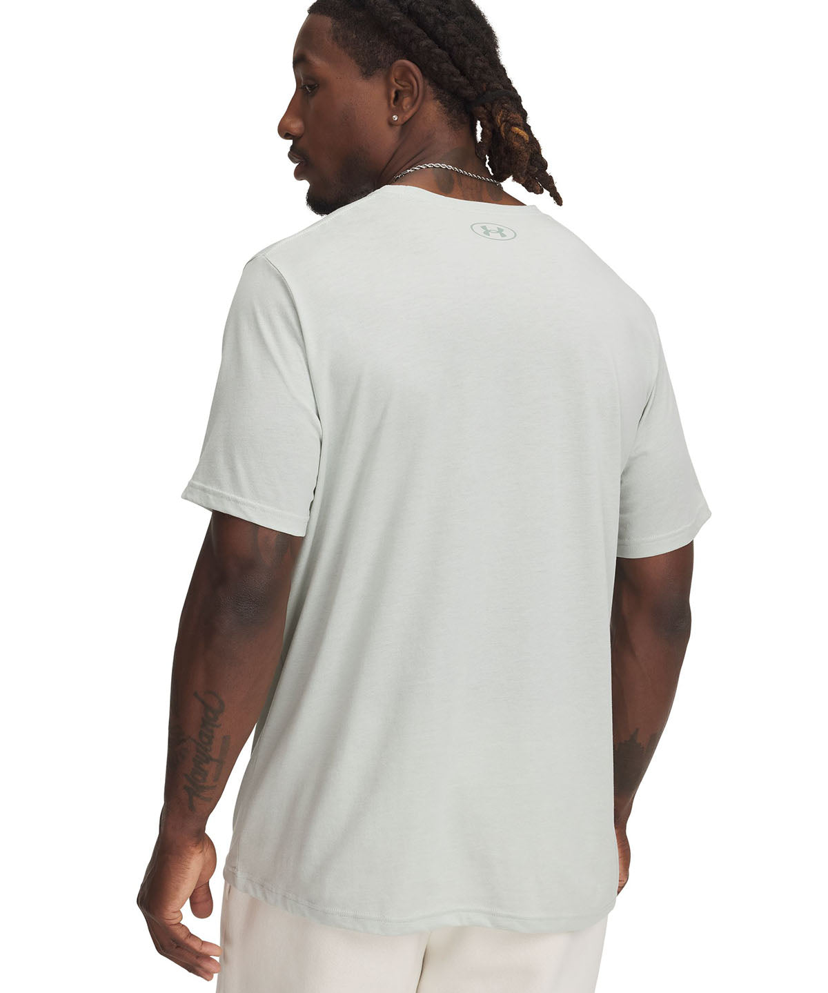 Polera manga corta UA Reflective verde para hombre