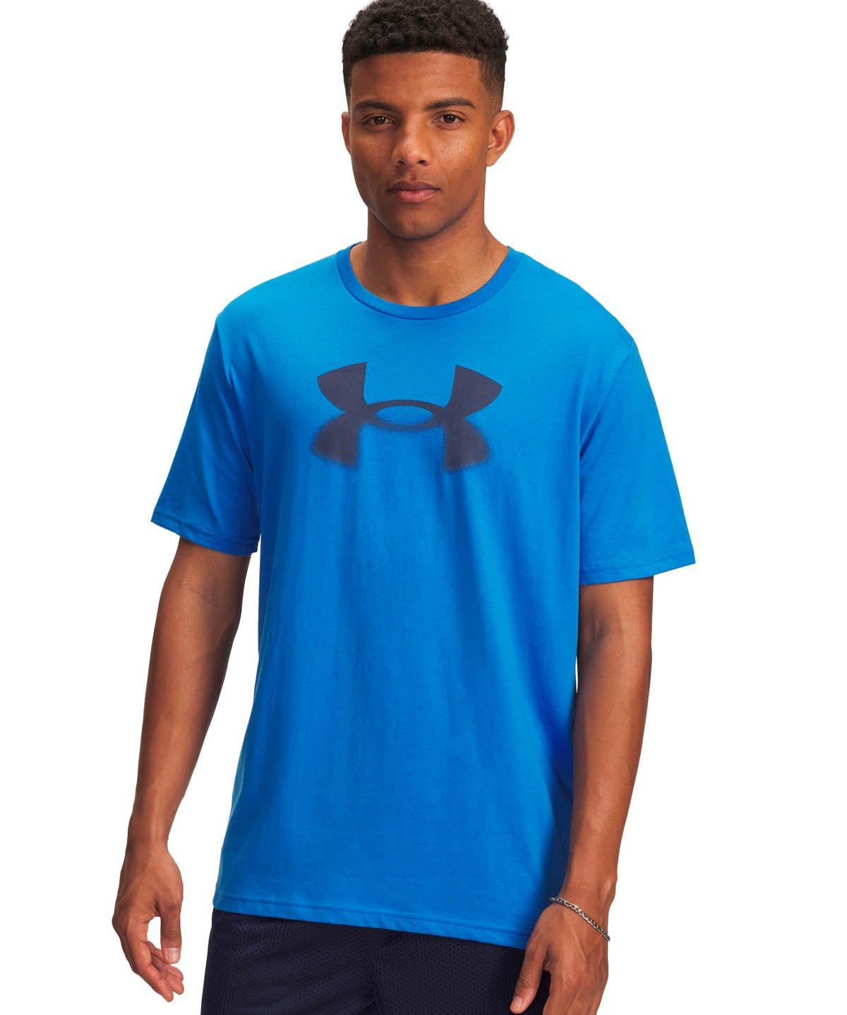 Polera manga corta Lifestyle para Hombre Reflective Big Logo Azul Under Armour