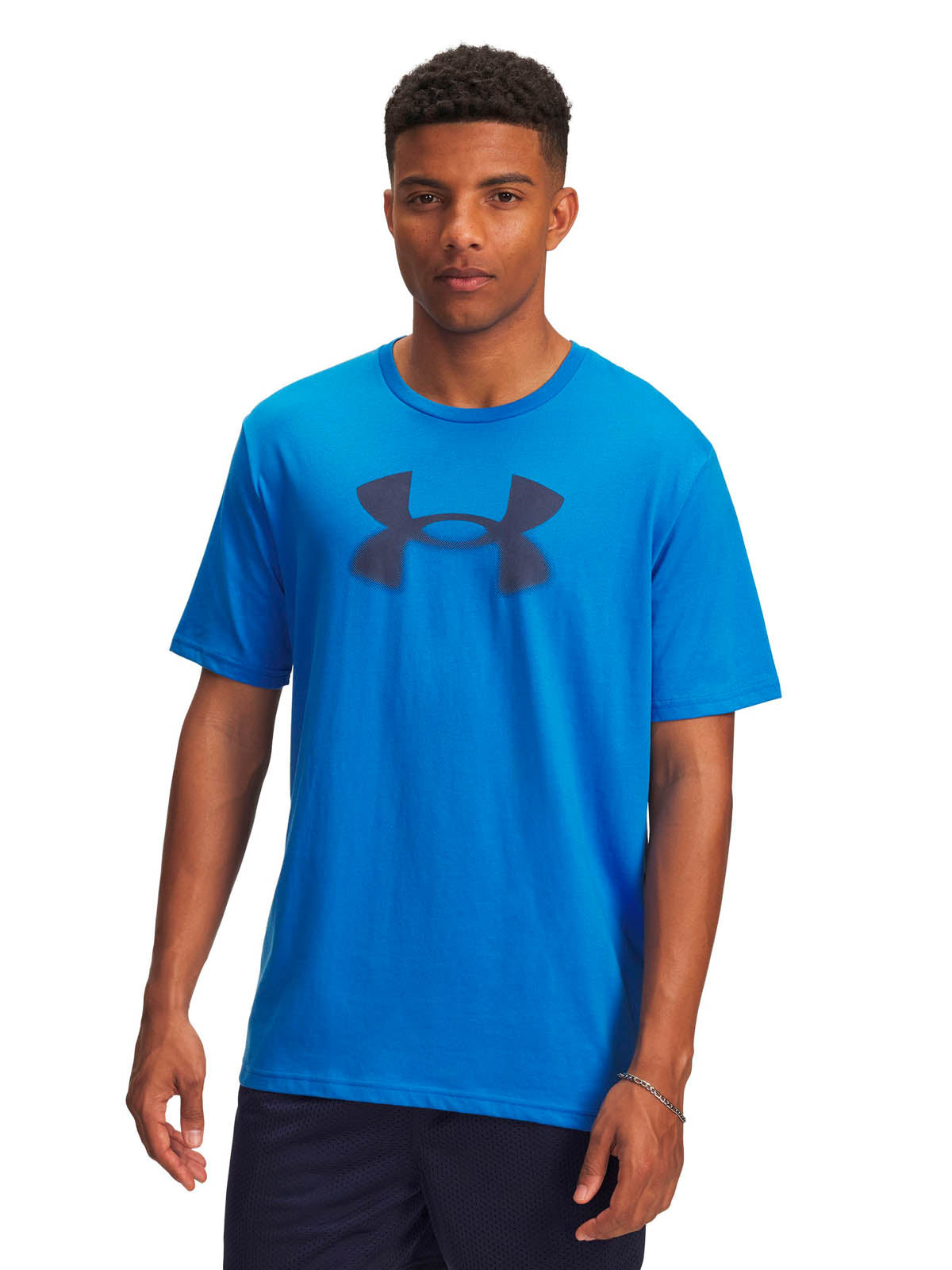 Polera manga corta Lifestyle para Hombre Reflective Big Logo Azul Under Armour