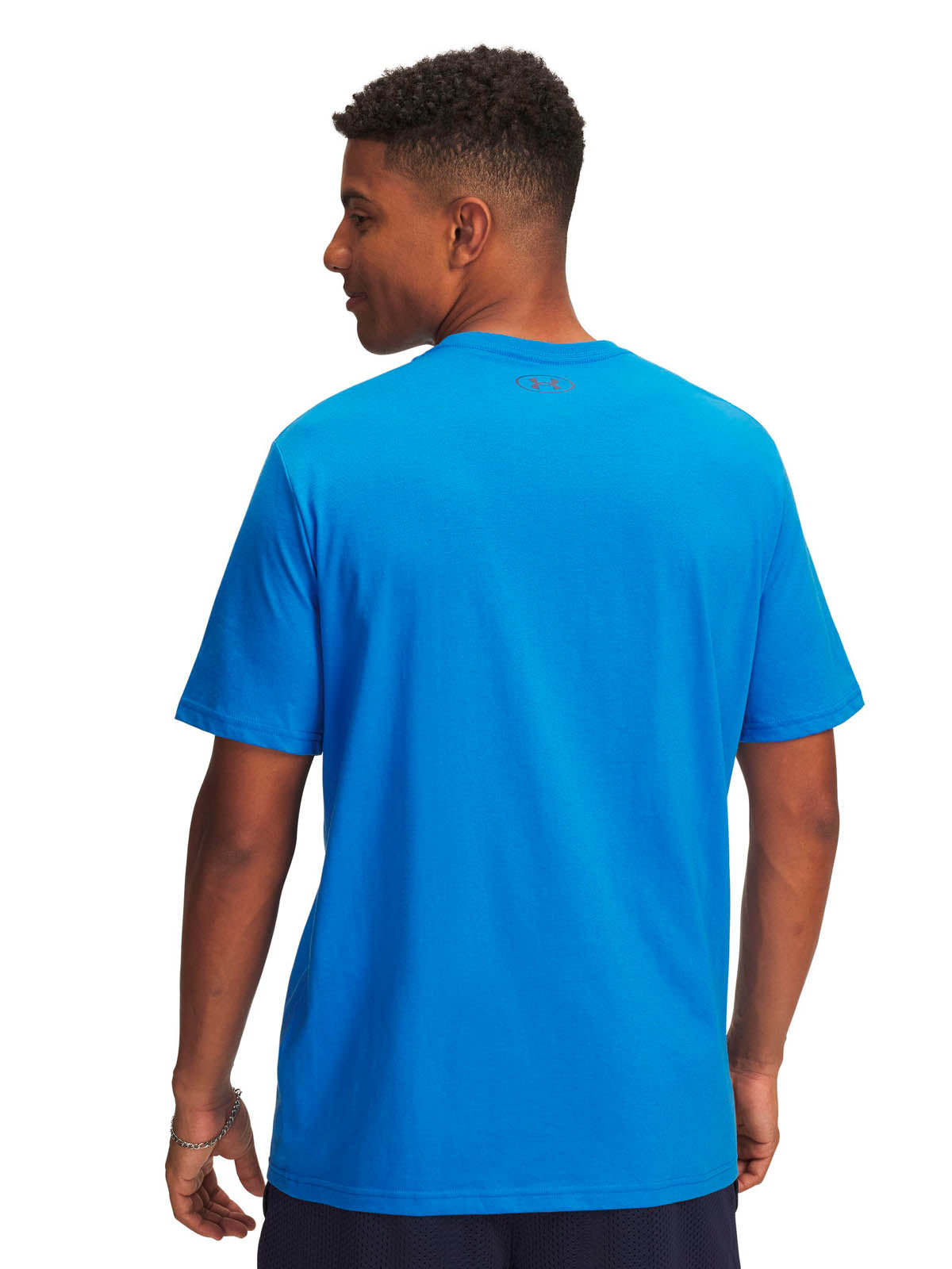 Polera manga corta Lifestyle para Hombre Reflective Big Logo Azul Under Armour