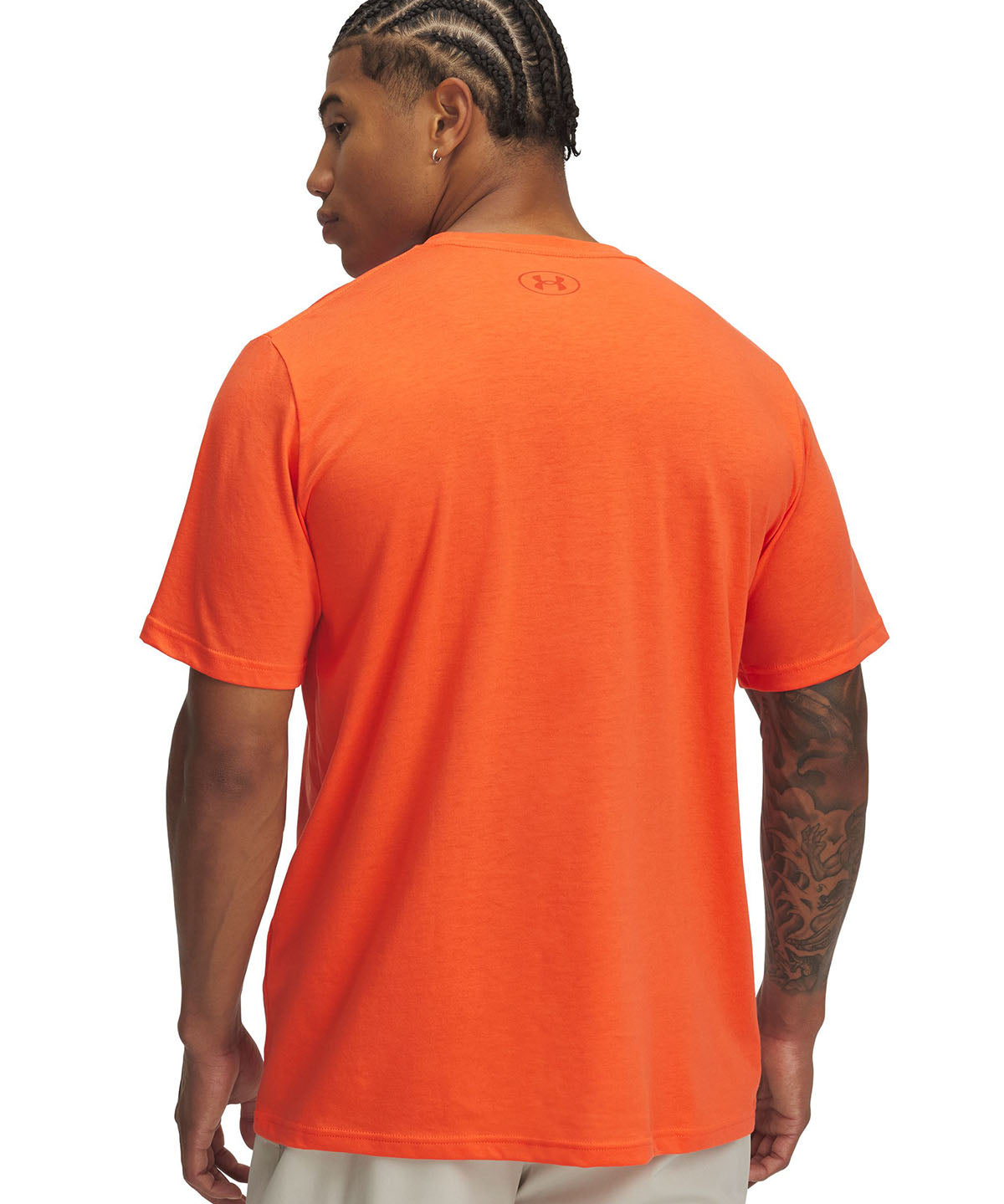 Polera manga corta UA Reflective naranjo para hombre