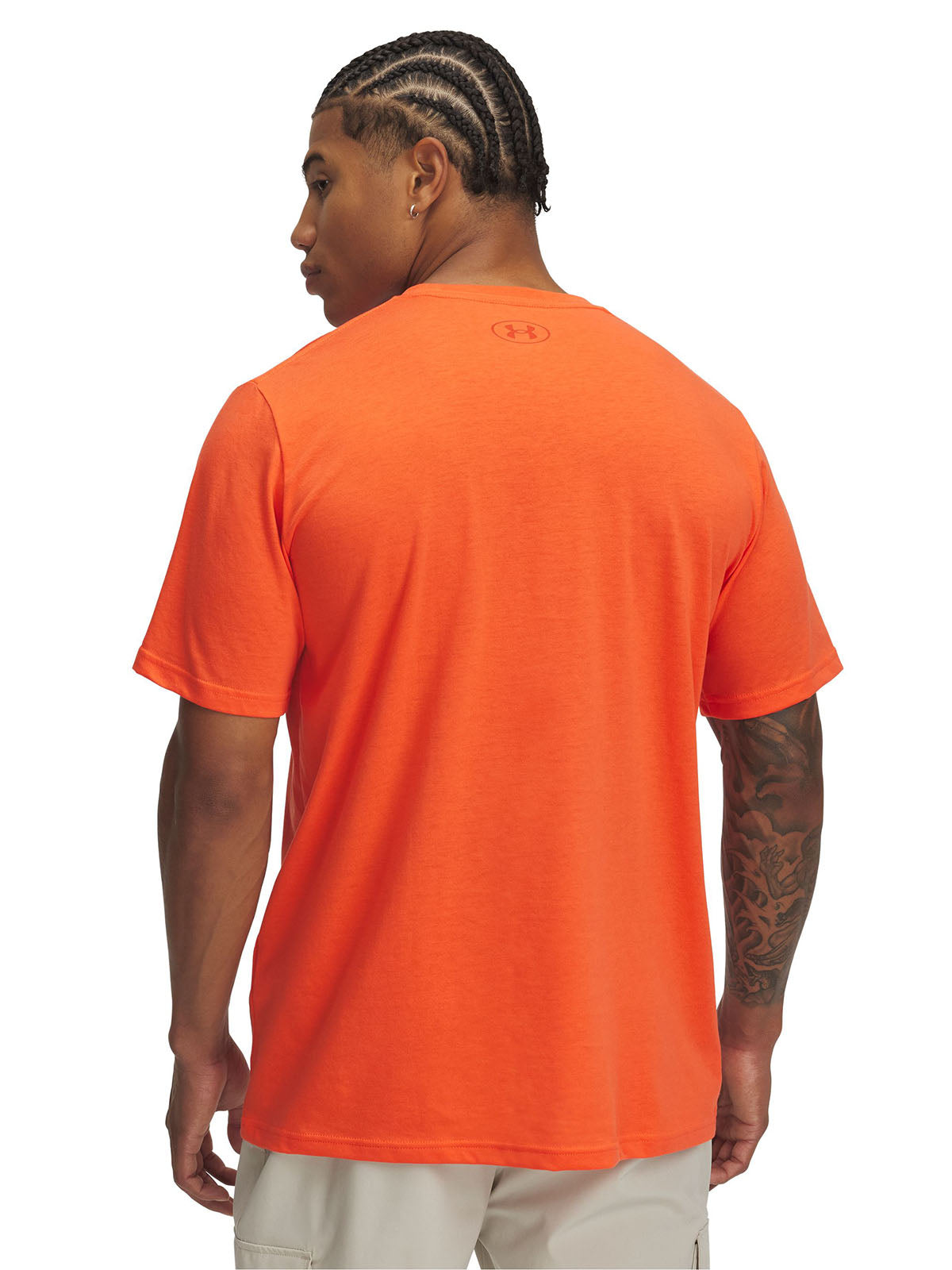 Polera manga corta UA Reflective naranjo para hombre