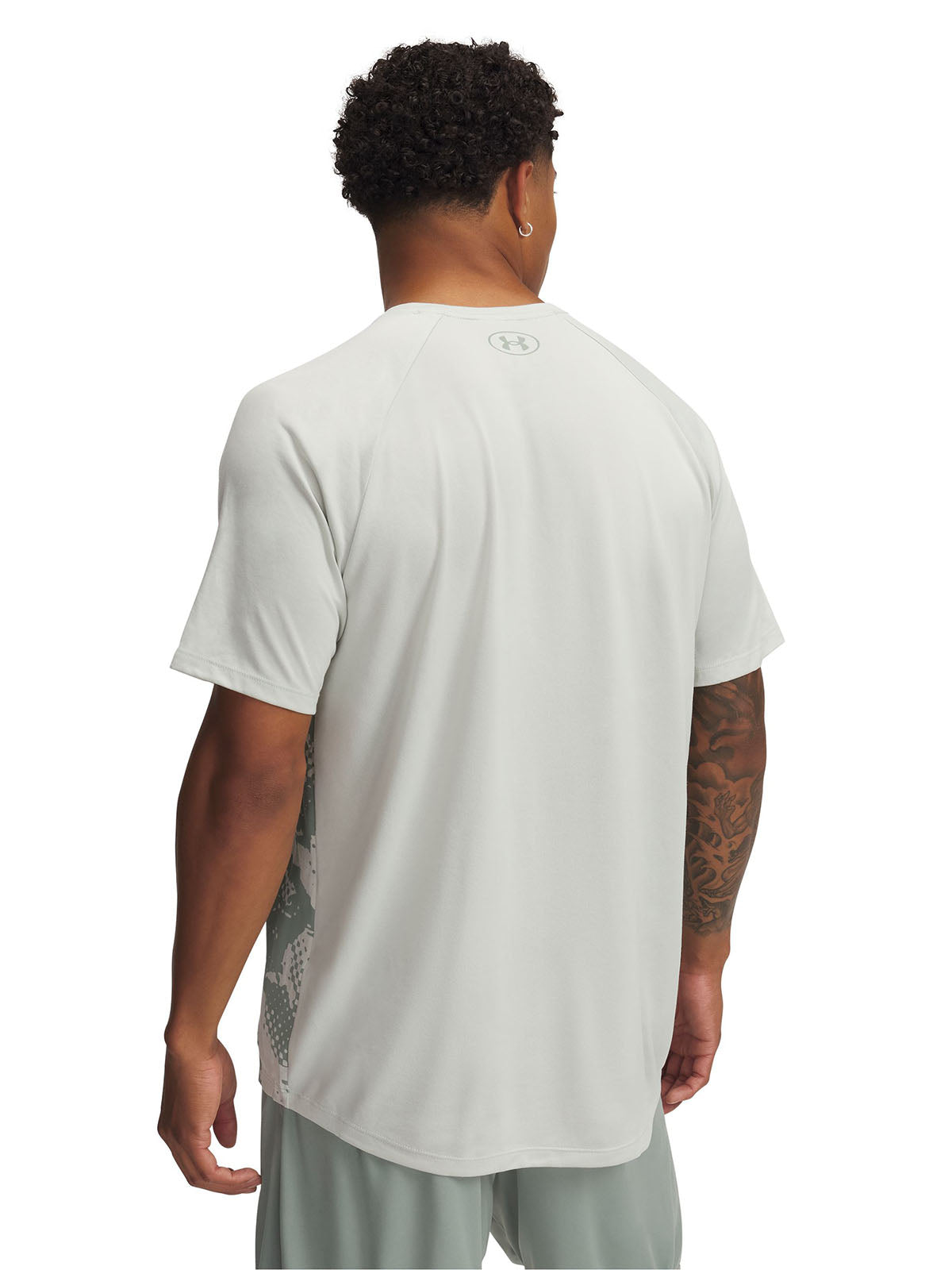 Polera manga corta UA Tech Fade verde para hombre