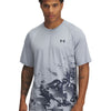 Polera manga corta UA Tech Fade azul para hombre
