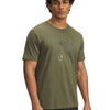 Polera manga corta Under Armour outdoor rope verde para hombre