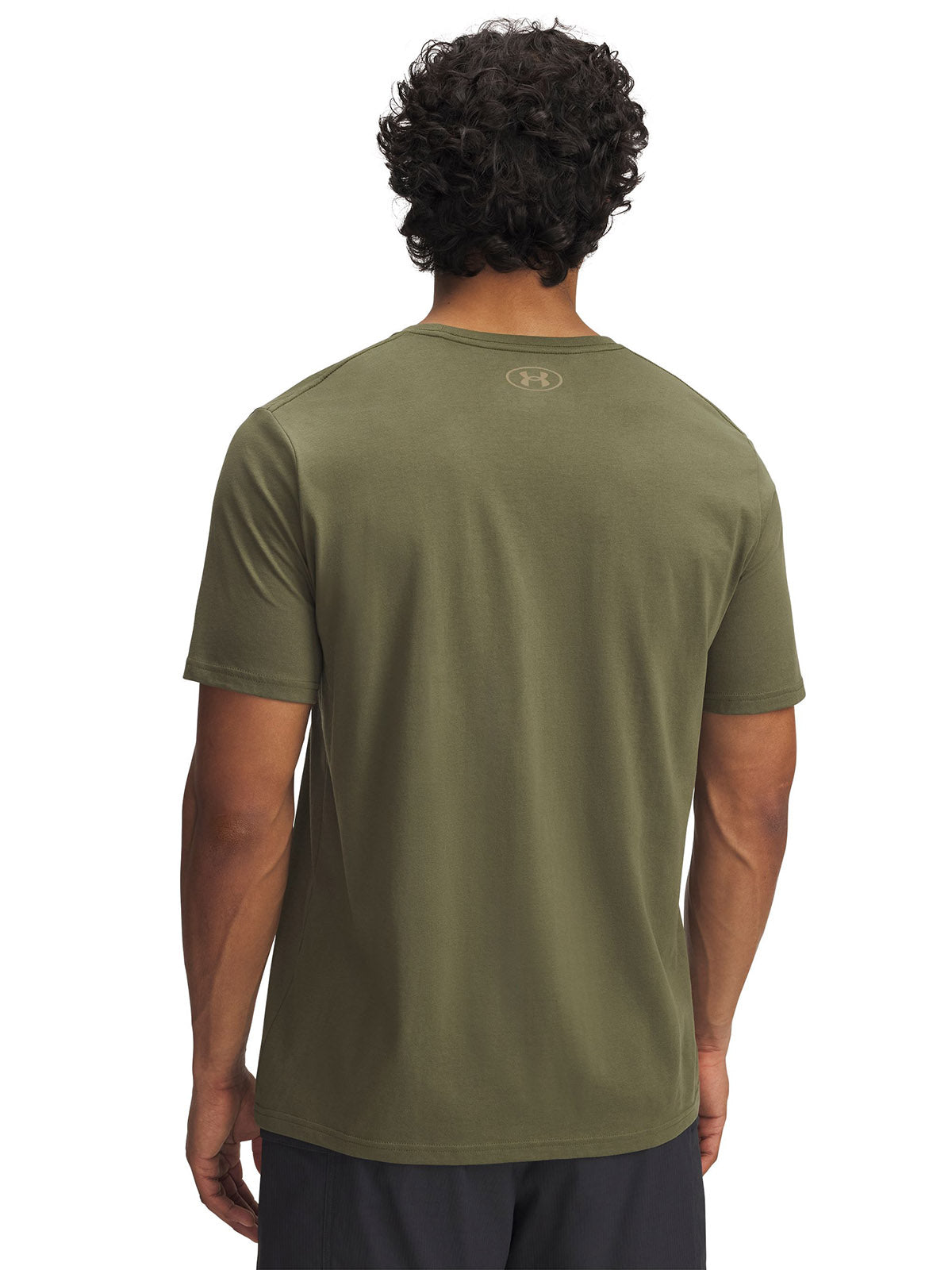 Polera manga corta Under Armour outdoor rope verde para hombre