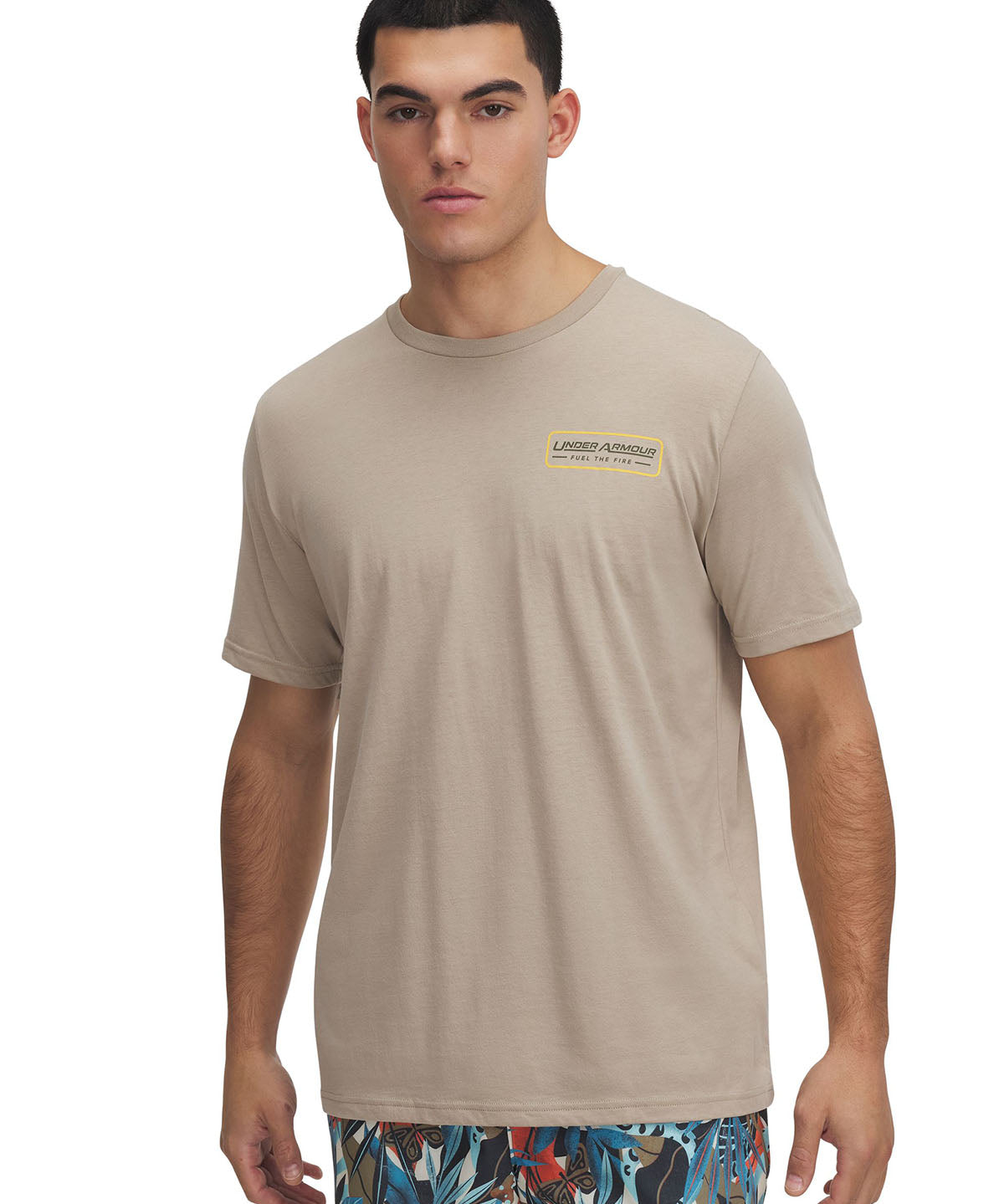 Polera manga corta Under Armour outdoor fuel café para hombre