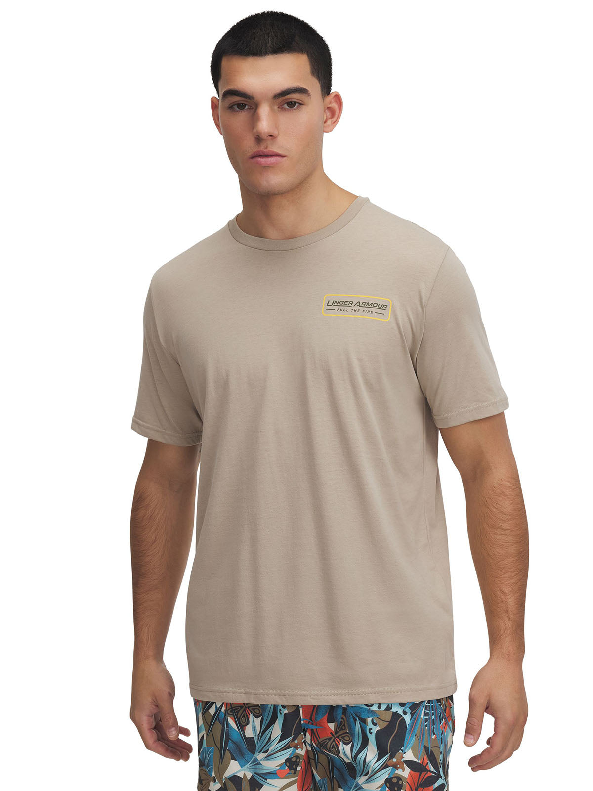 Polera manga corta Under Armour outdoor fuel café para hombre