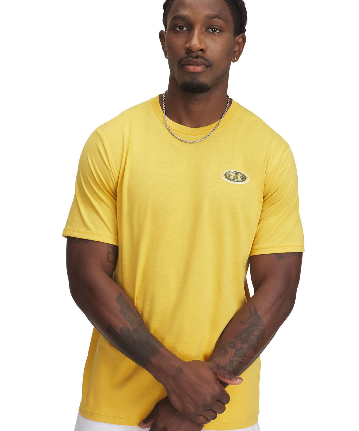 Polera manga corta Under Armour outdoor map amarillo para hombre
