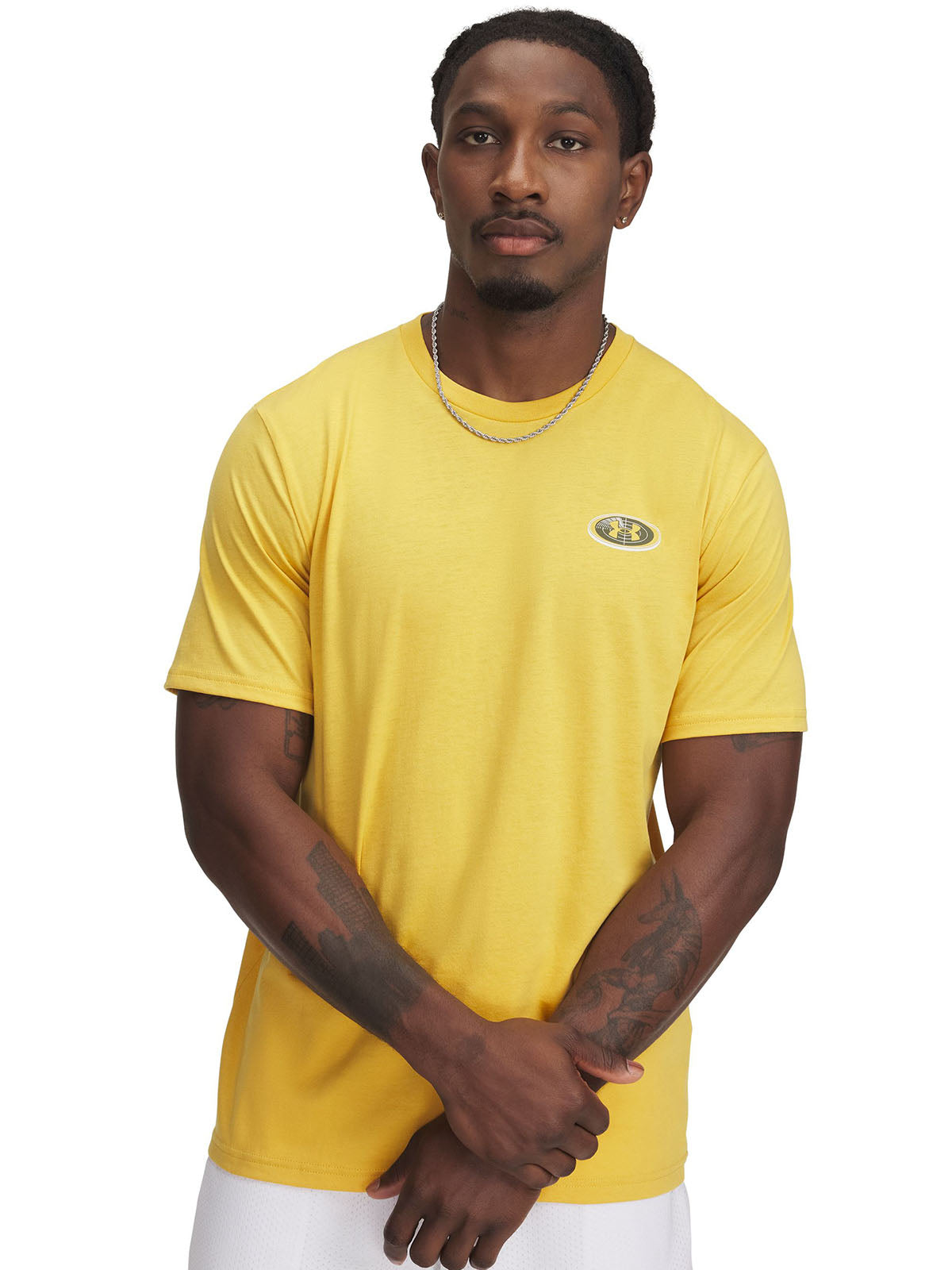Polera manga corta Under Armour outdoor map amarillo para hombre