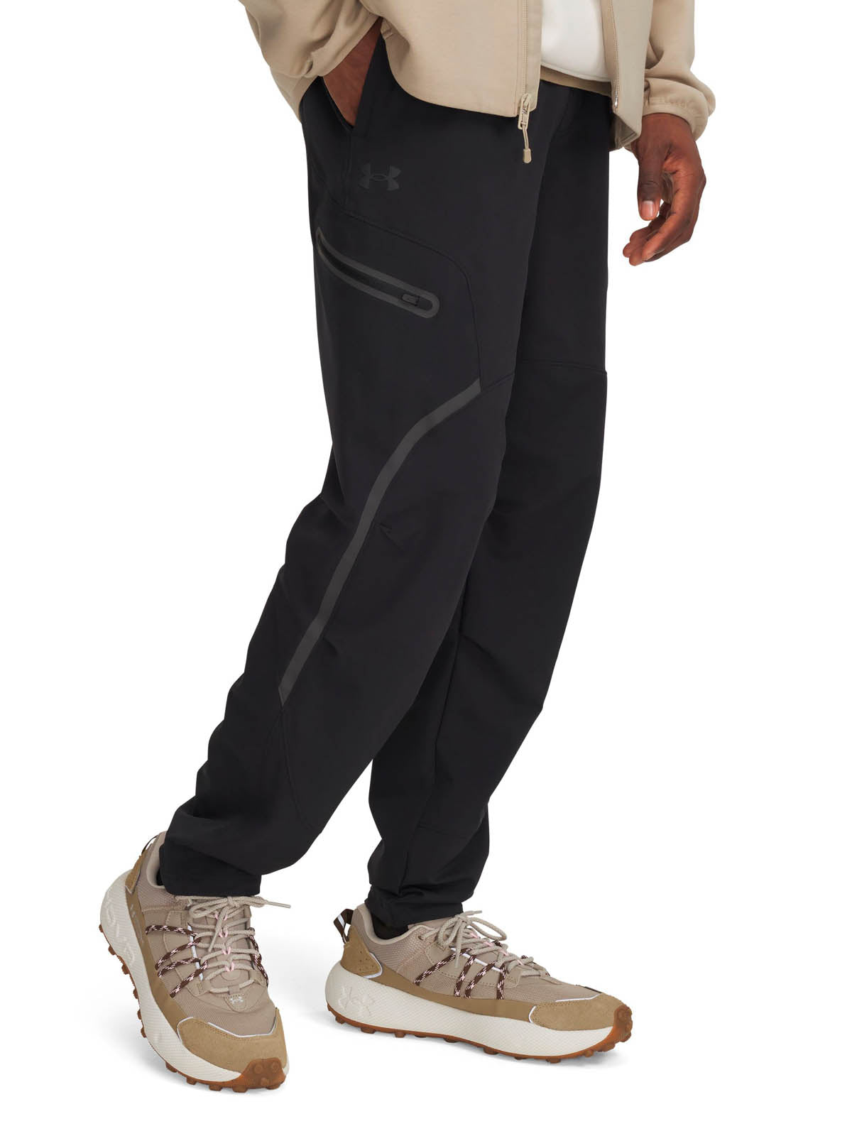 Pantalón Under Armour Unstoppable cargo negro para hombre
