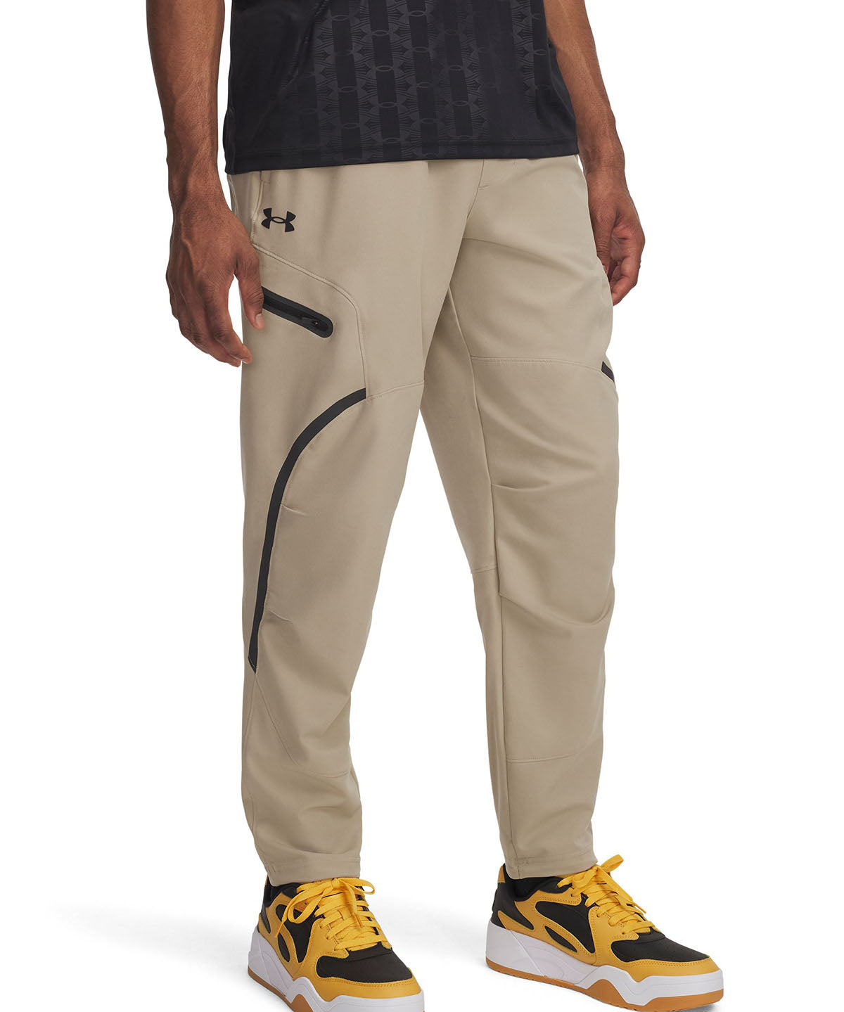 Pantalón Under Armour Unstoppable cargo café para hombre
