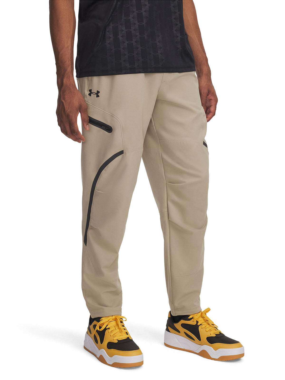 Pantalón Under Armour Unstoppable cargo café para hombre
