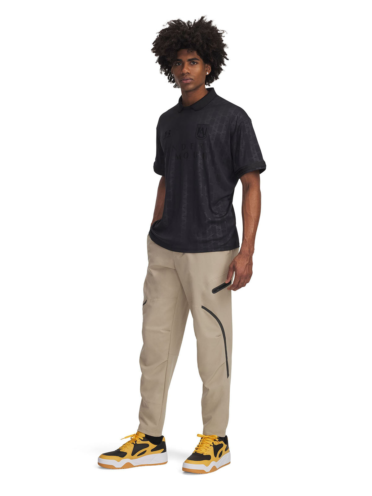 Pantalón Under Armour Unstoppable cargo café para hombre