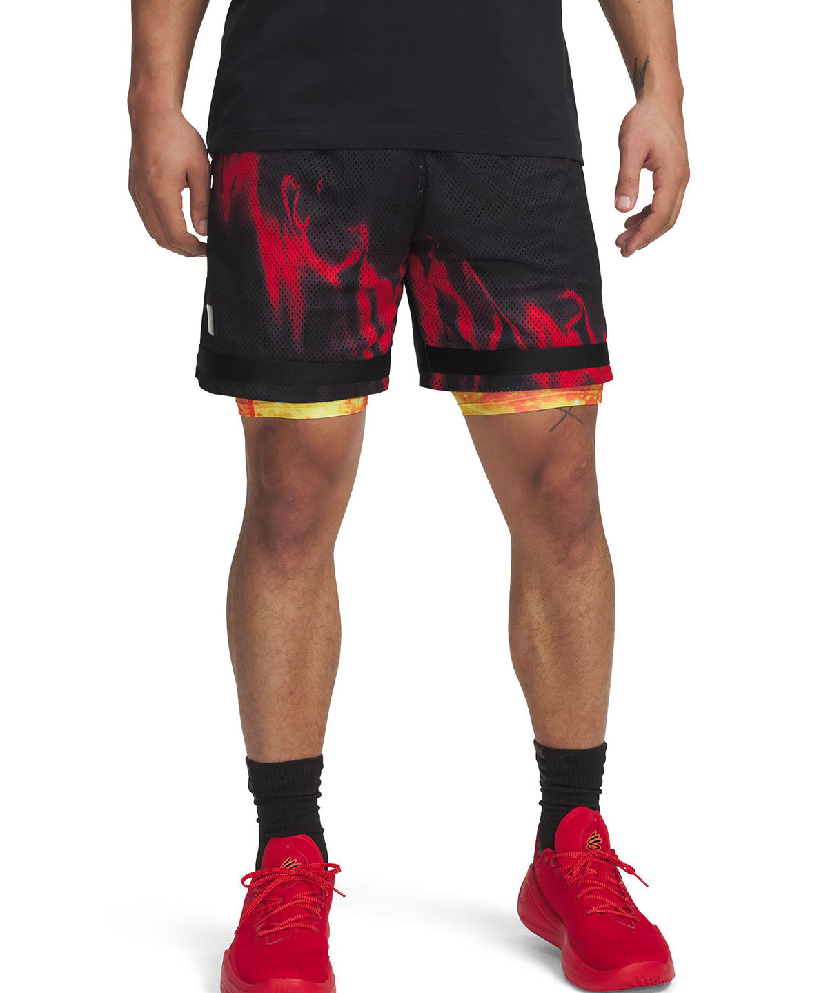 Shorts Curry statement negro para hombre Under Armour