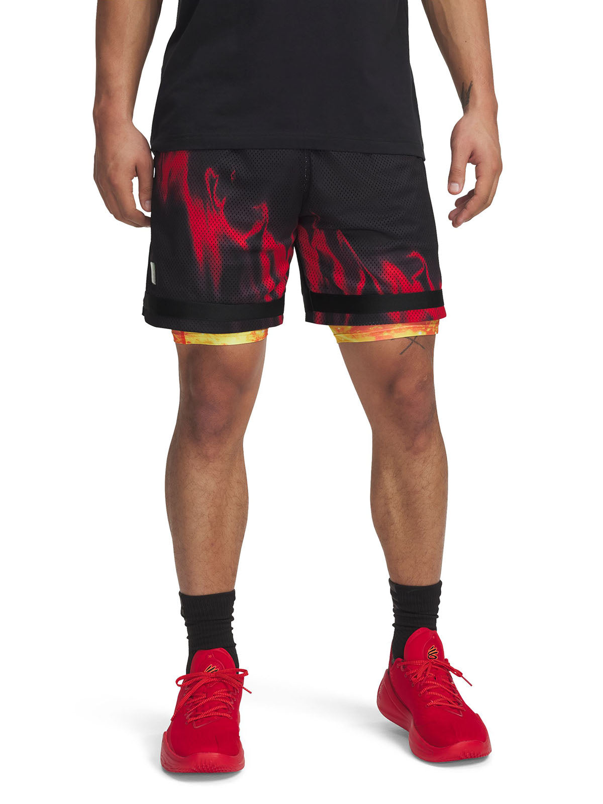 Shorts Curry statement negro para hombre Under Armour