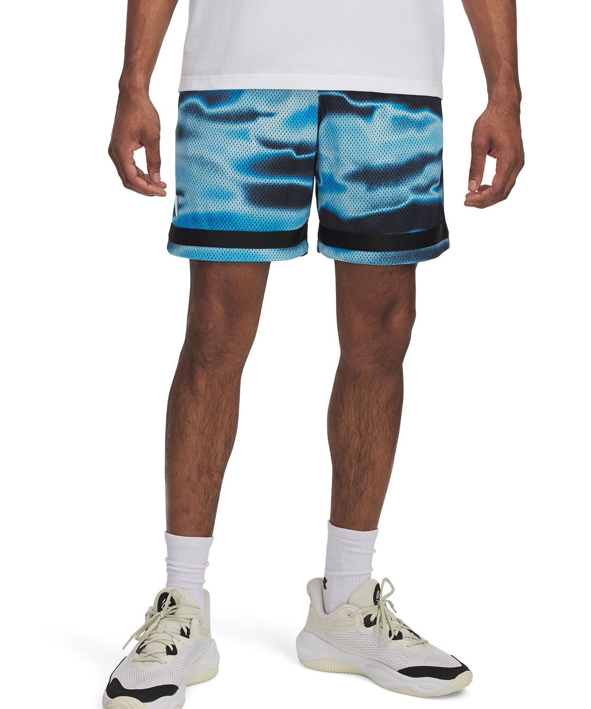 Shorts Curry statement azul marino para hombre Under Armour