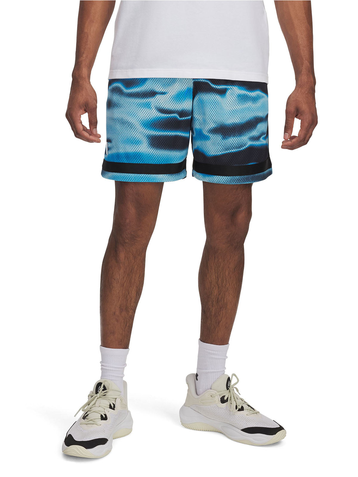 Shorts Curry statement azul marino para hombre Under Armour