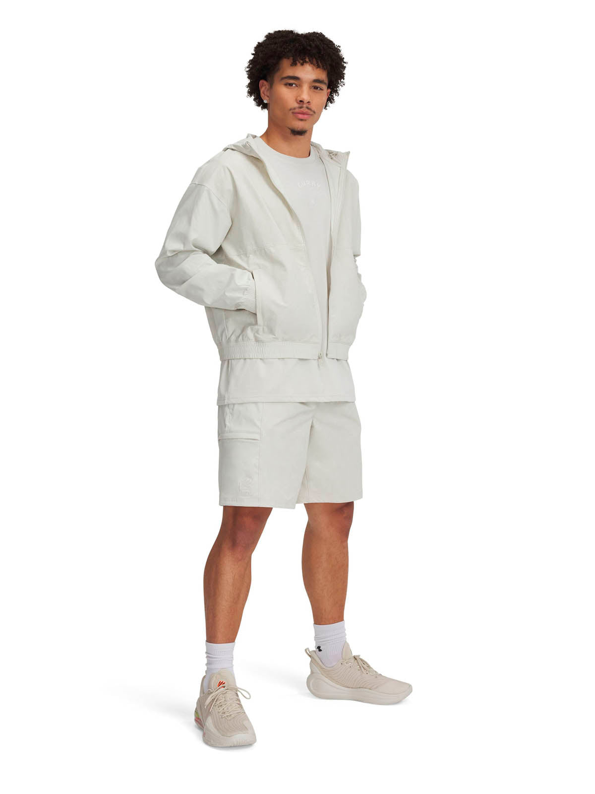 Chaqueta UA Curry Woven blanco para hombre