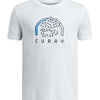 Polera manga corta Curry Trend blanco para niños Under Armour