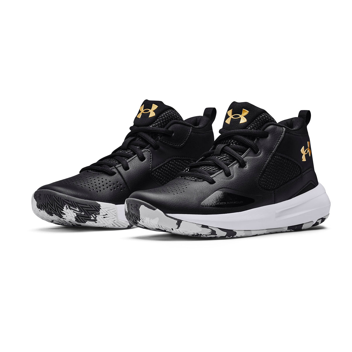 Zapatillas de Basketball Ua Gs Lockdown 5-Blk para Niños