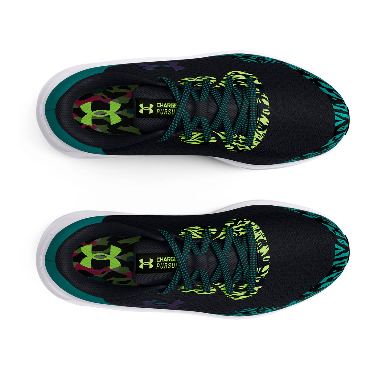 Zapatillas para correr UA Charged Pursuit 3 Wild de niños Primaria