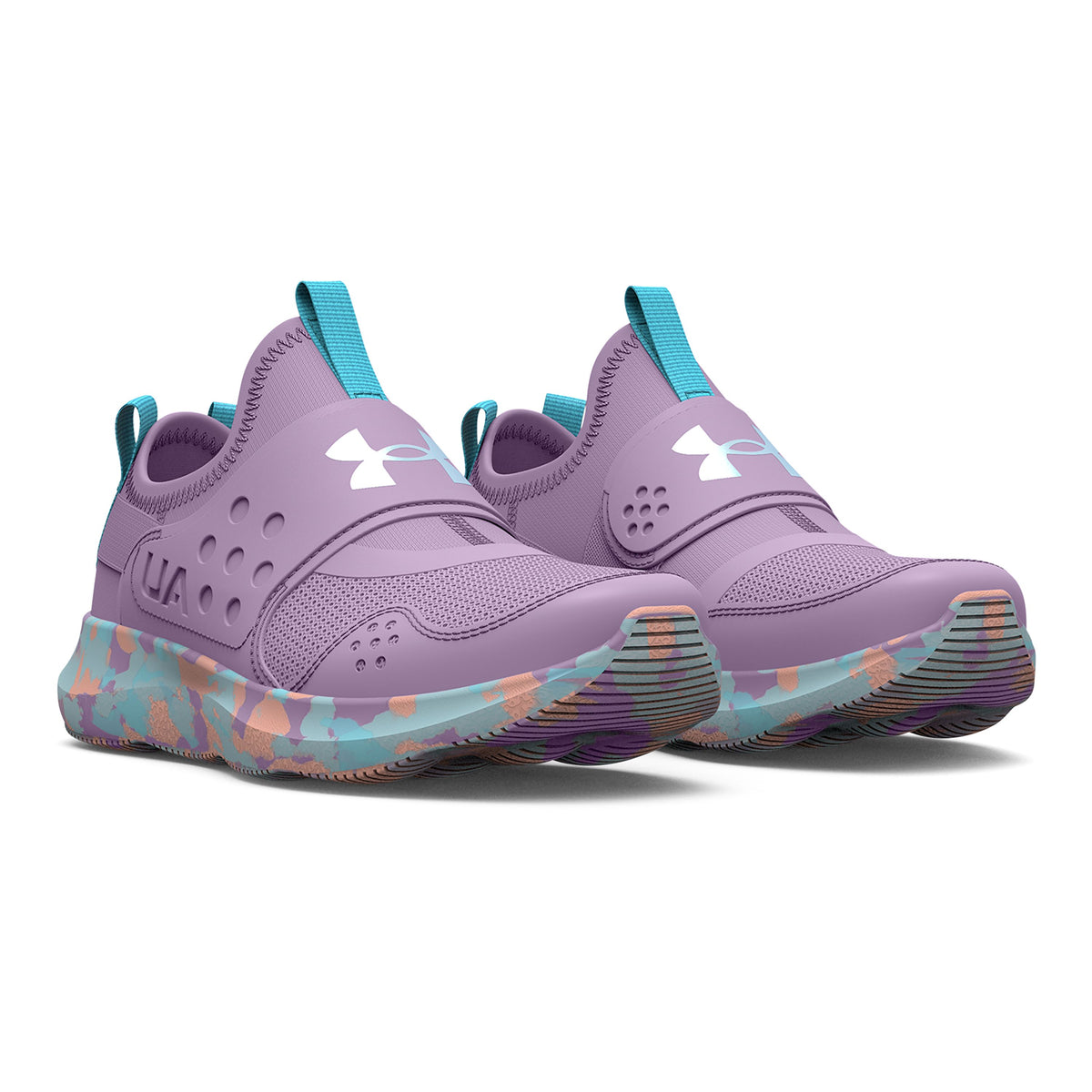 Zapatillas para correr UA Runplay Sky de niñas Preescolar