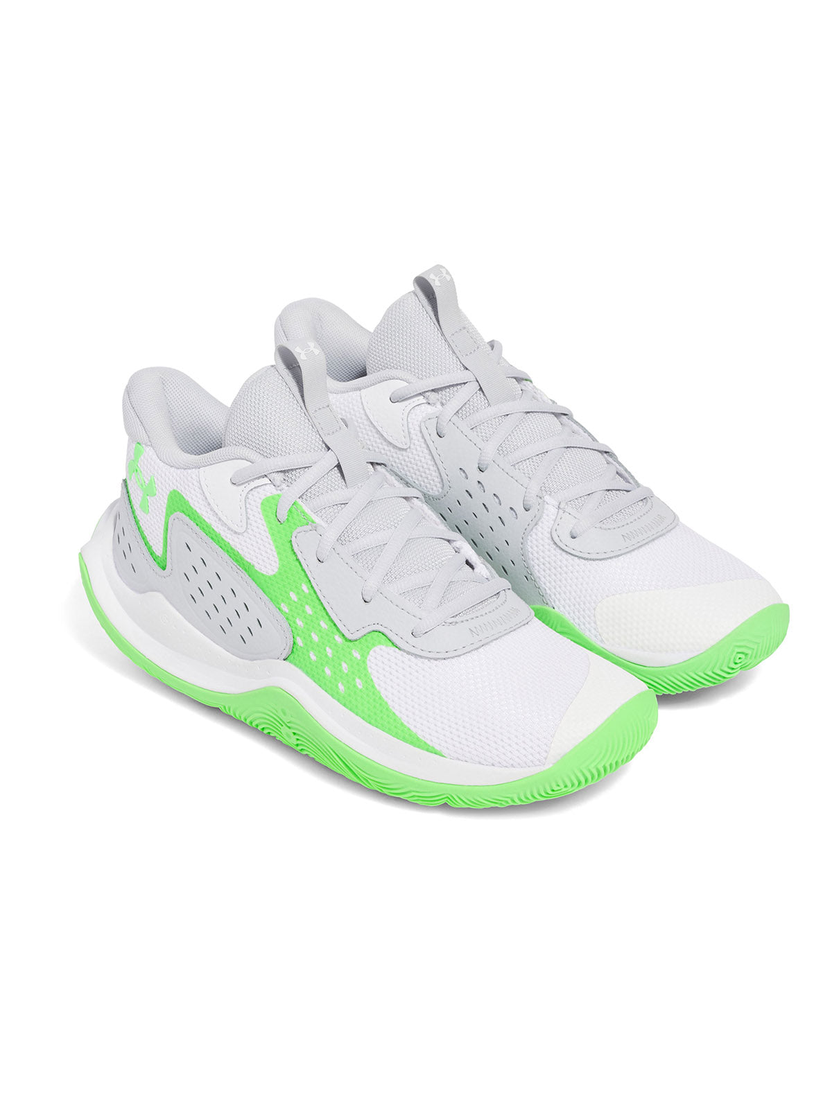 Zapatillas unisex Under Armour jet '23 Basketball blanco