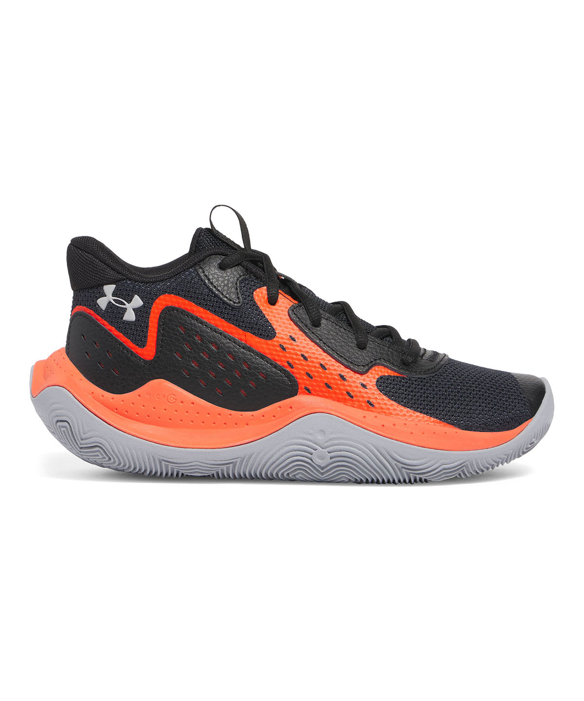 Zapatillas Under Armour jet '23 de Basketball negro para niños
