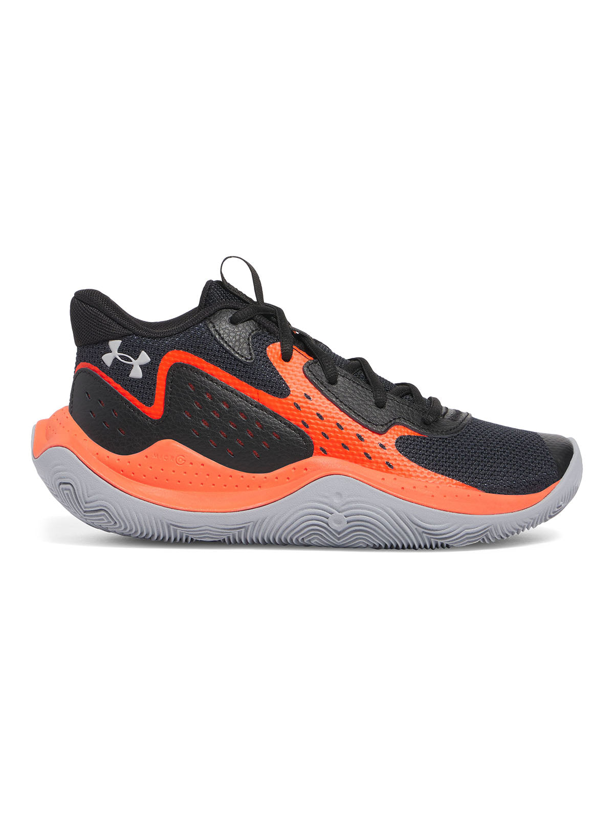 Zapatillas Under Armour jet '23 de Basketball negro para niños
