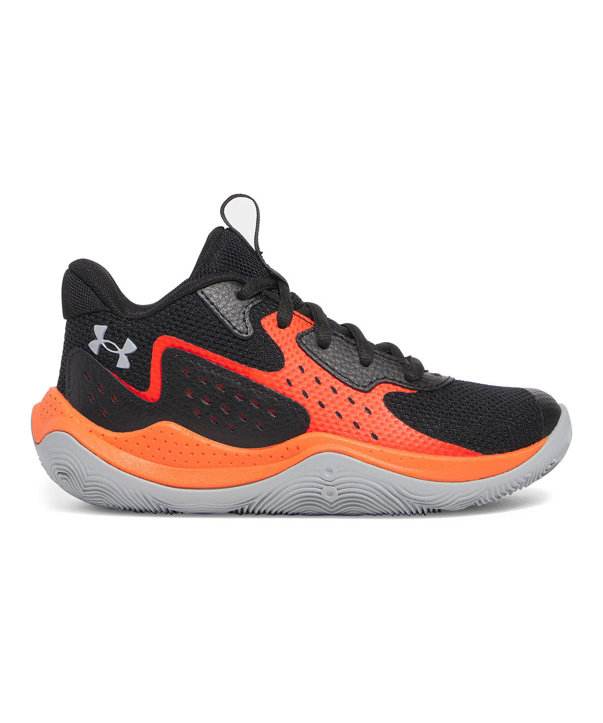 Zapatillas Under Armour jet '23 Basketball negro para niños