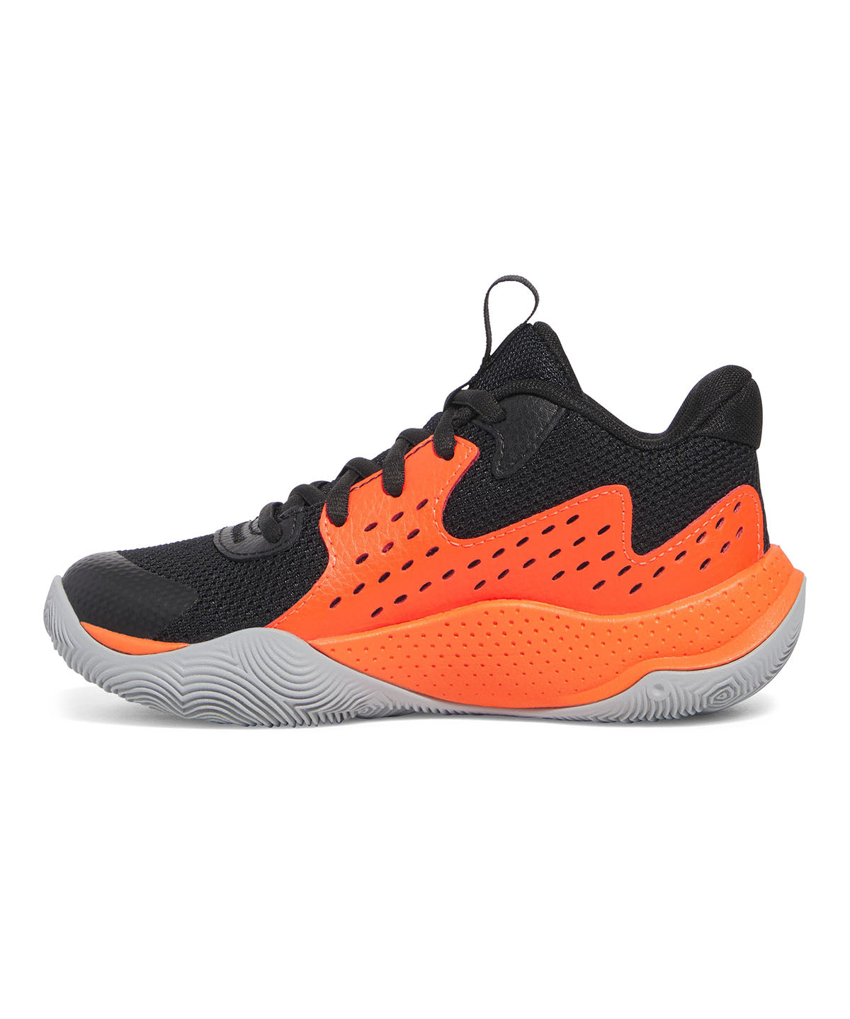 Zapatillas Under Armour jet '23 Basketball negro para niños