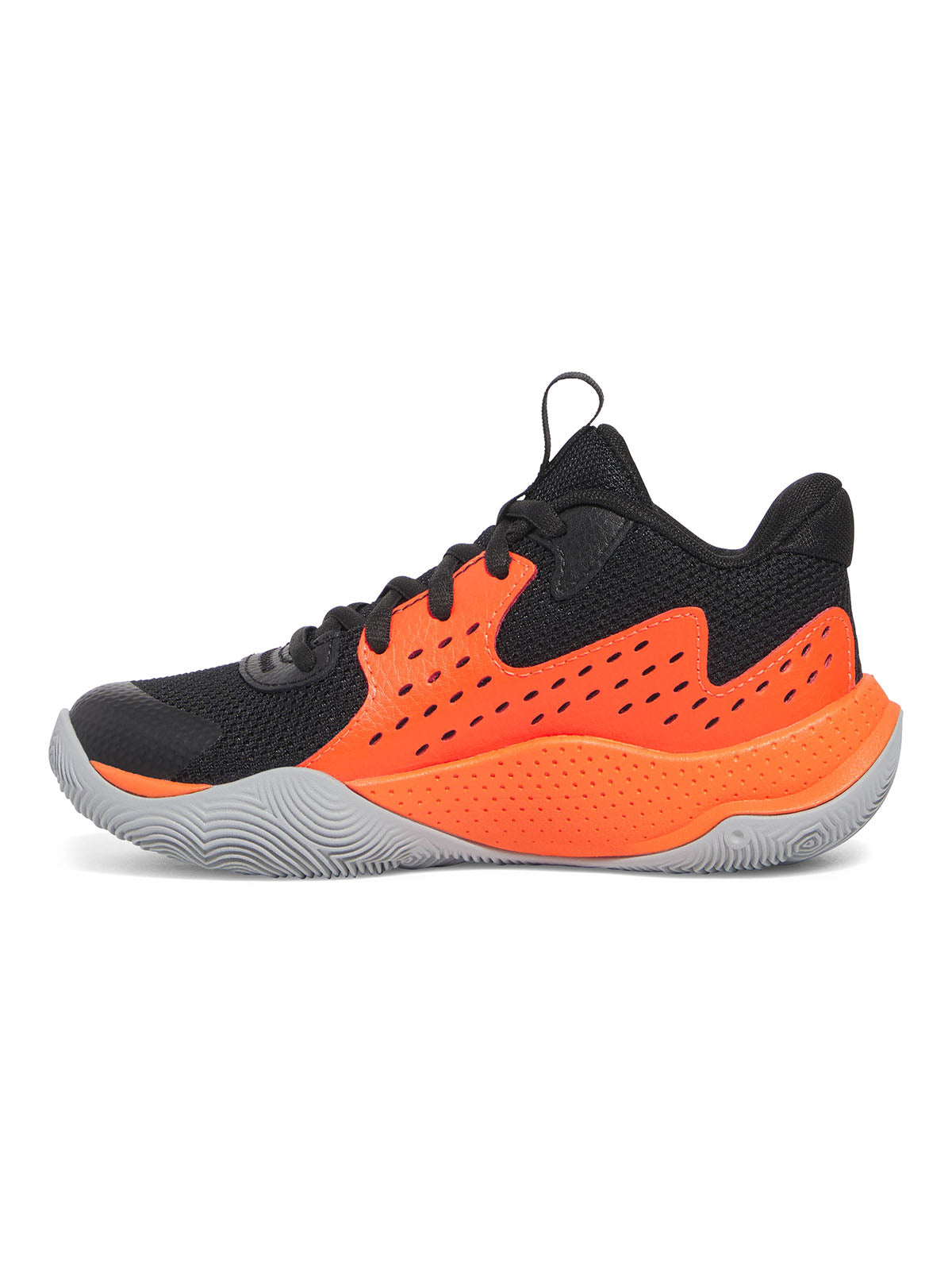 Zapatillas Under Armour jet '23 Basketball negro para niños