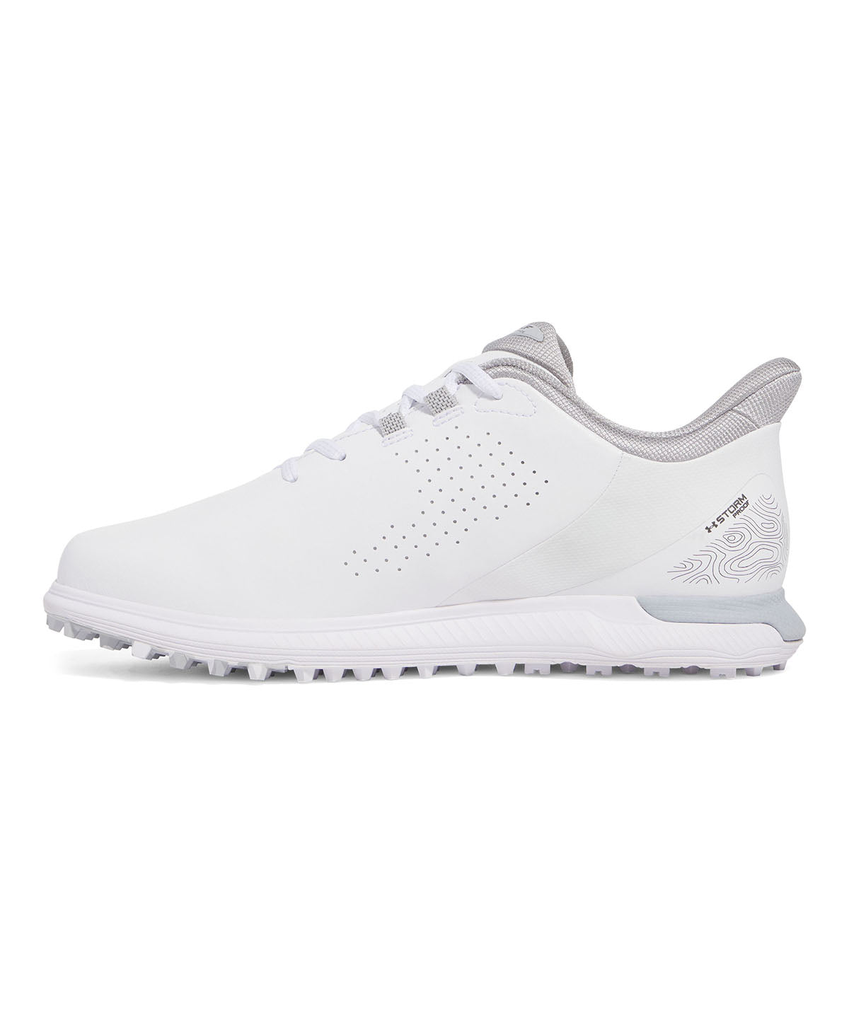 Zapatillas Under Armour drive fade spikeless golf blanco para hombre