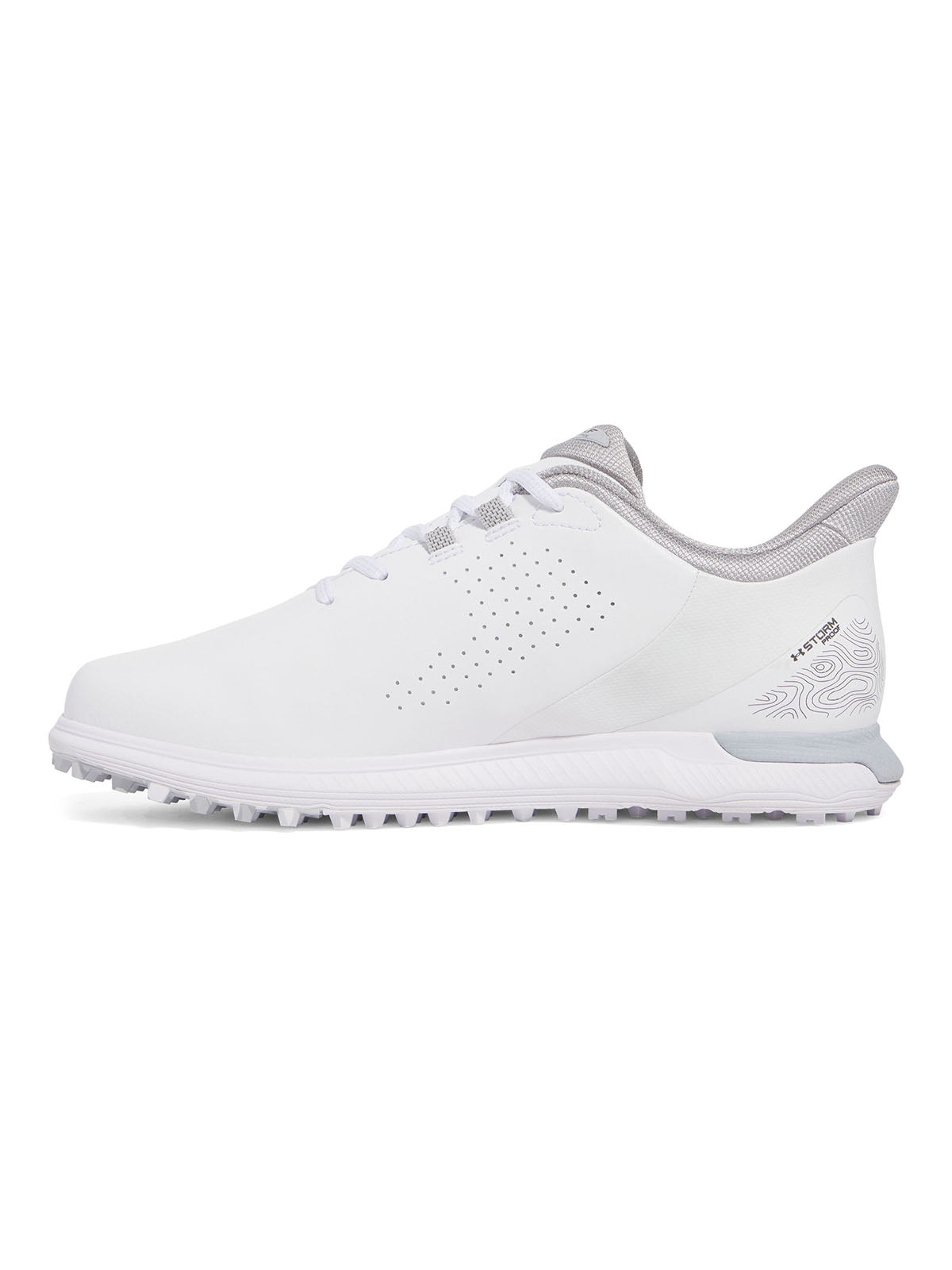 Zapatillas Under Armour drive fade spikeless golf blanco para hombre