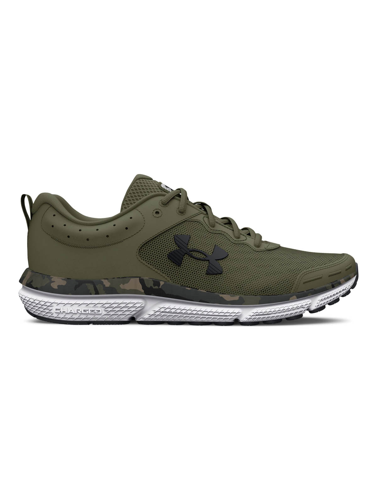 Zapatilla Running para Hombre Charged Assert 10 Camo verde Under Armour