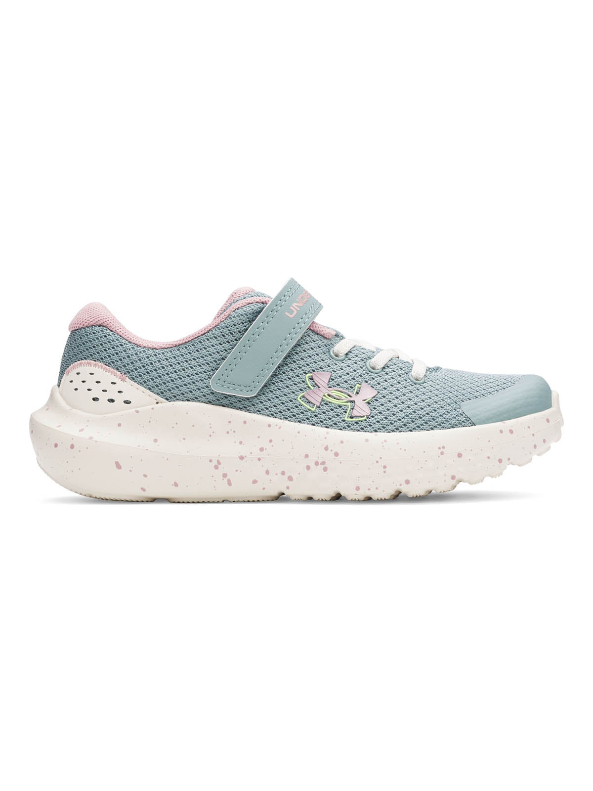 Zapatilla Running Niña Preescolar Surge 4 AC Verde Under Armour