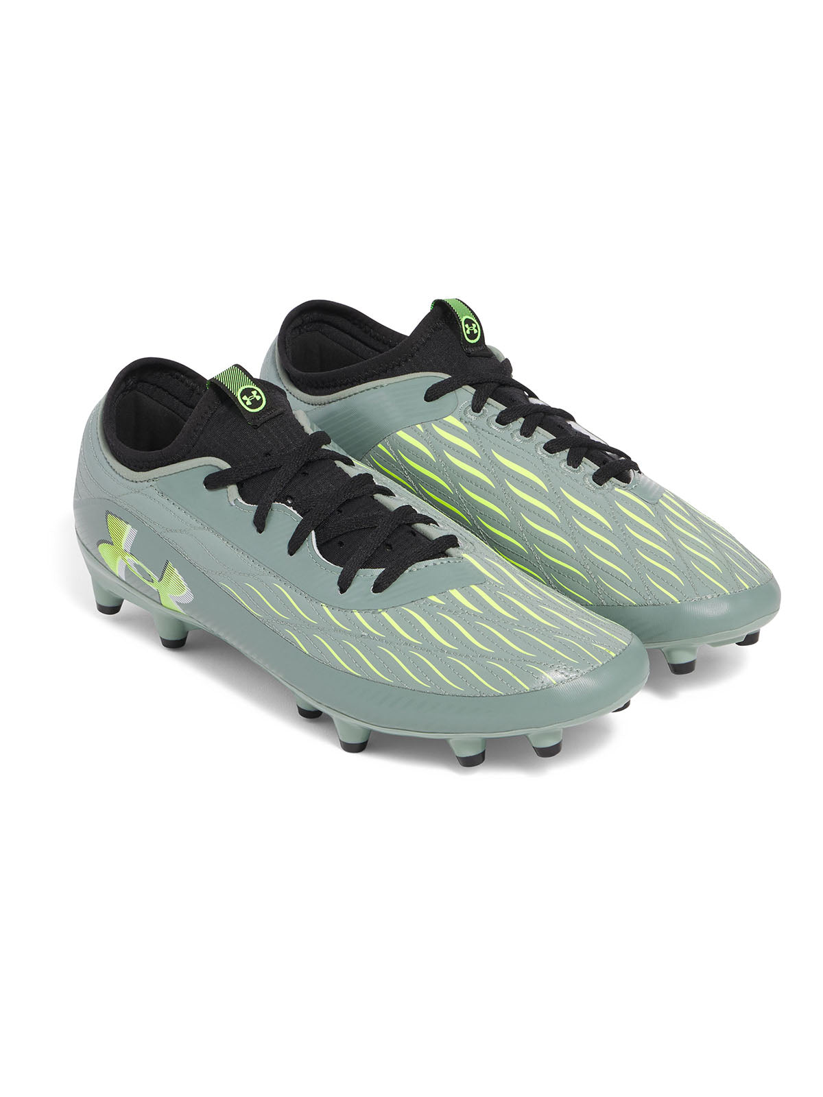 Zapatillas unisex Under Armour Magnetico Select 4 fg Fútbol verde