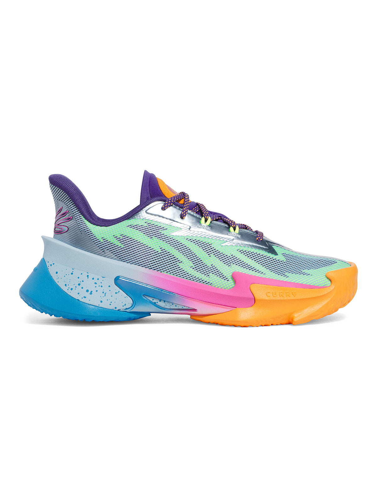 Zapatilla Basketball Unisex Curry Series 7 azul Under Armour