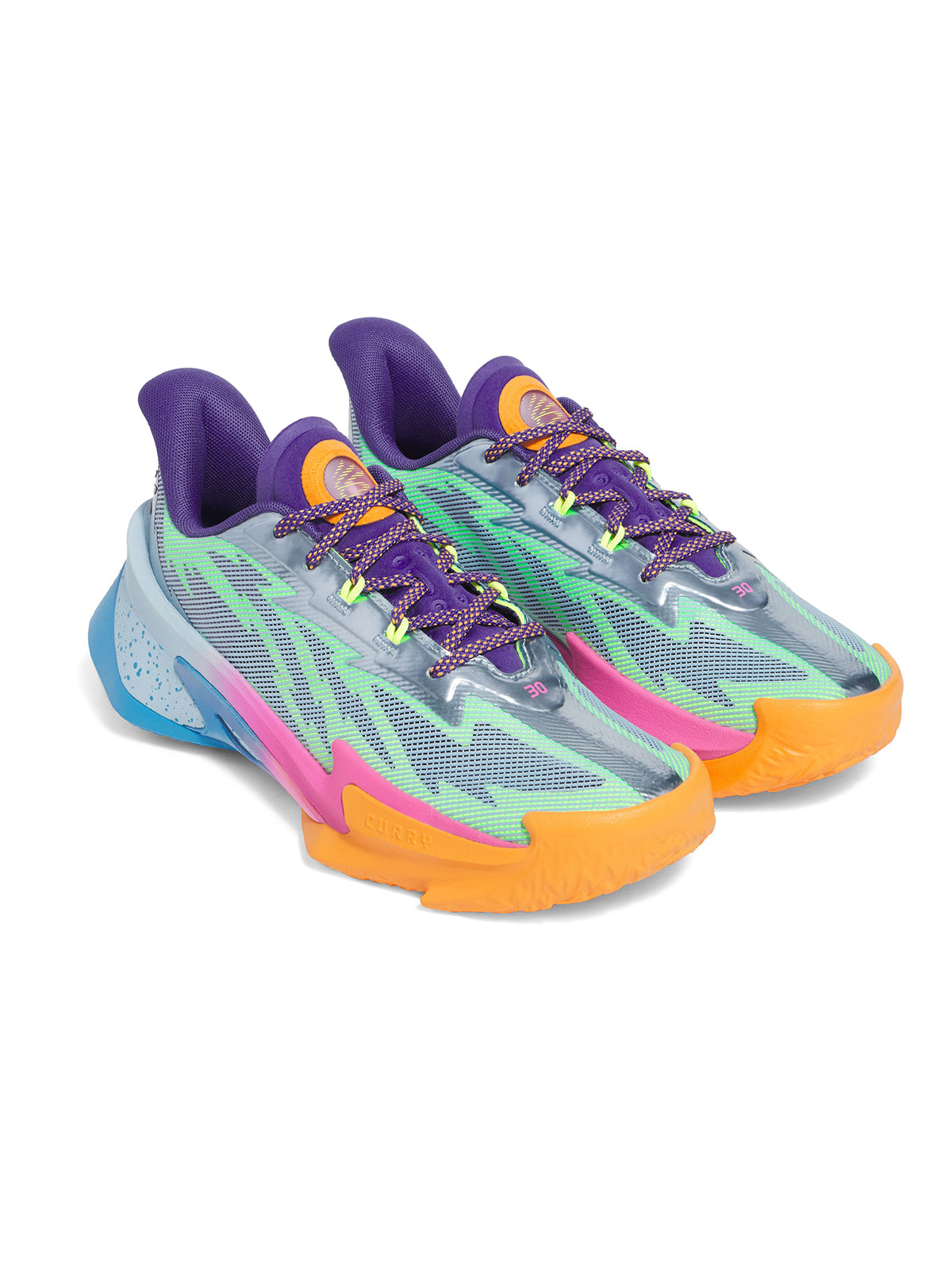 Zapatilla Basketball Unisex Curry Series 7 azul Under Armour