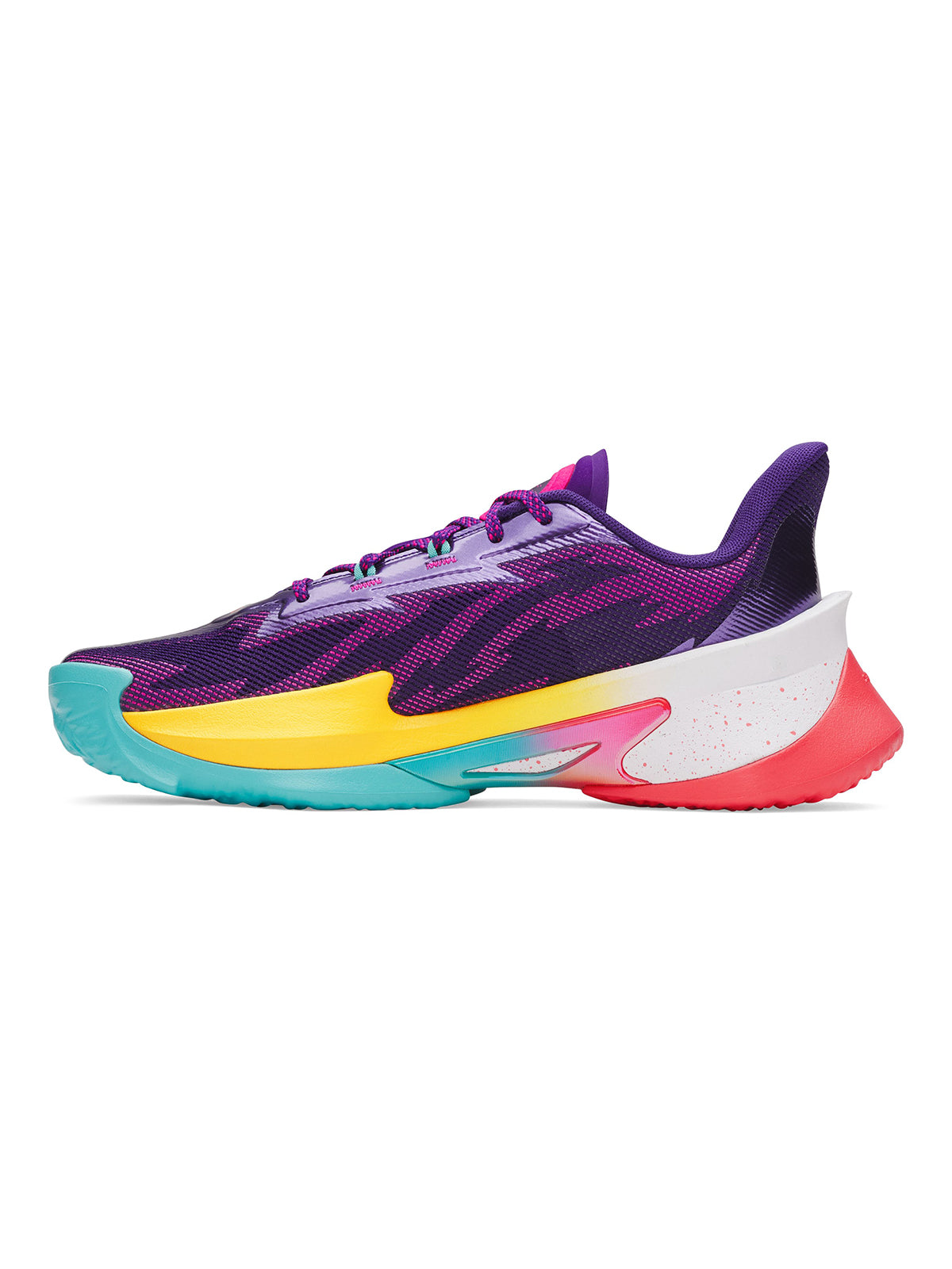 Zapatilla Basketball Unisex Curry Series 7 morado Under Armour