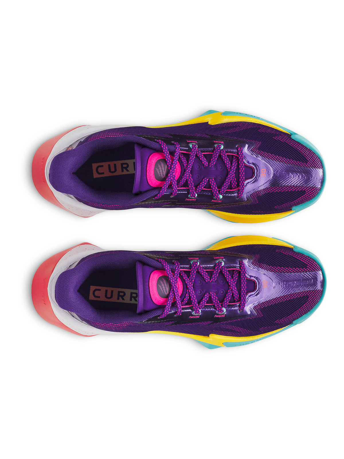Zapatilla Basketball Unisex Curry Series 7 morado Under Armour