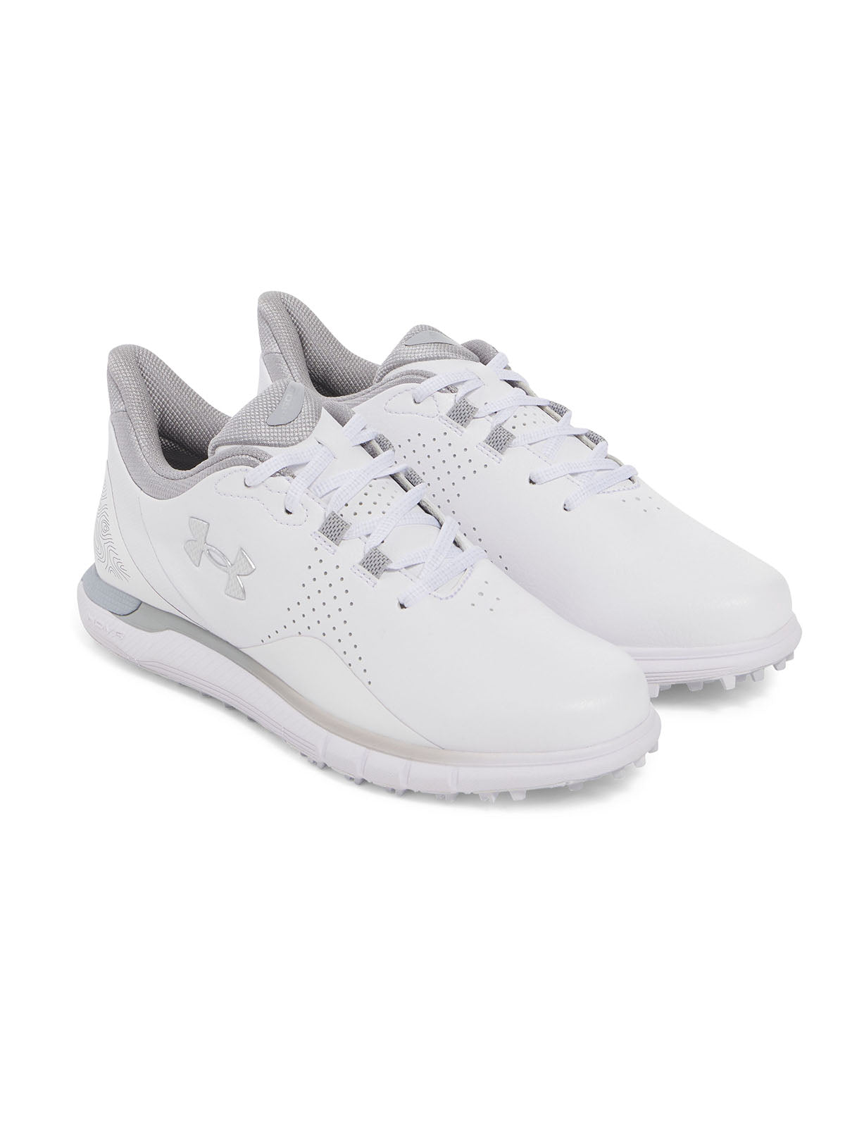 Zapatillas Under Armour drive fade spikeless blanco para mujer