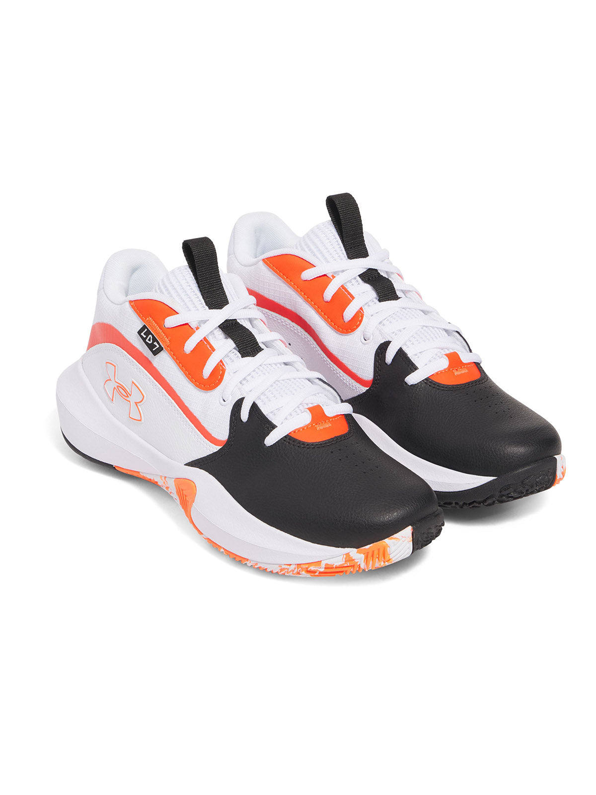 Zapatillas unisex Under Armour Lockdown 7 Basketball negro