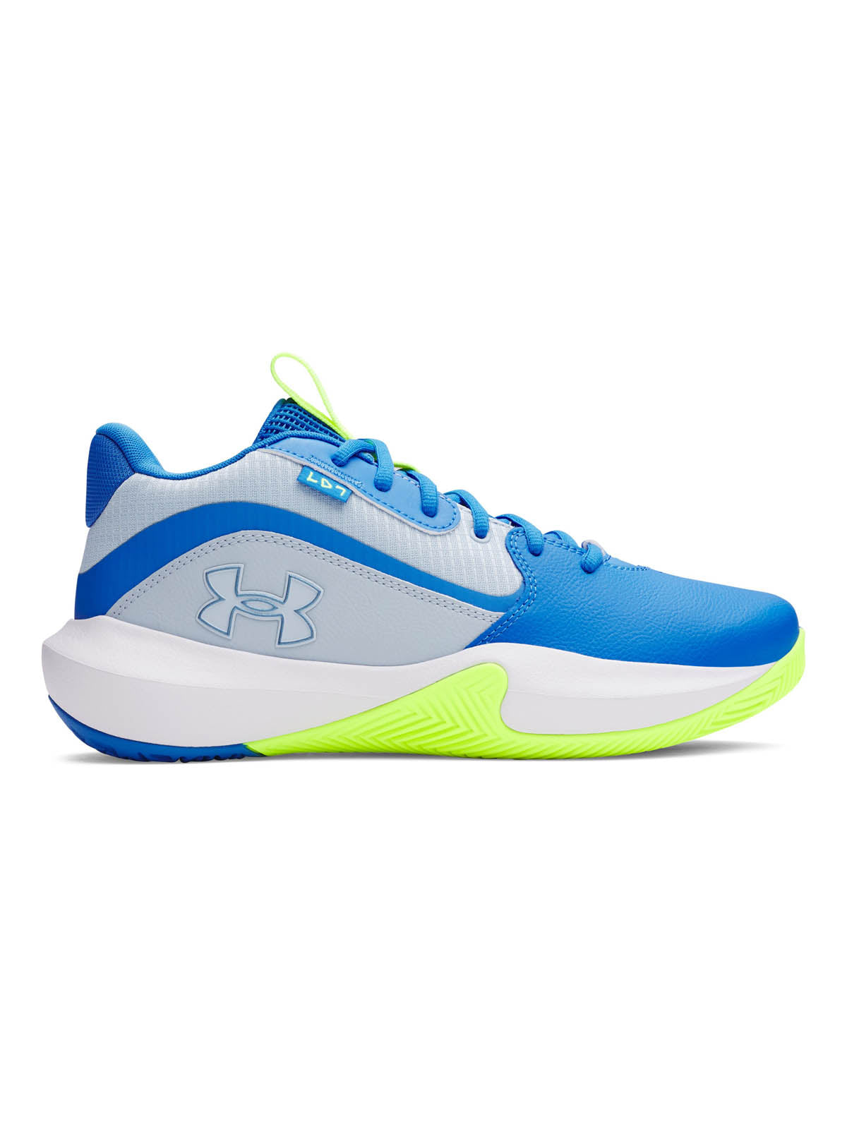 Zapatilla Basketball Unisex Lockdown 7 Azul Under Armour